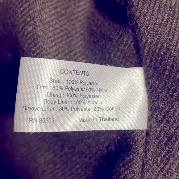 Gallery Petite hooded rain coat with detachable lining Small - Picture 5 of 6